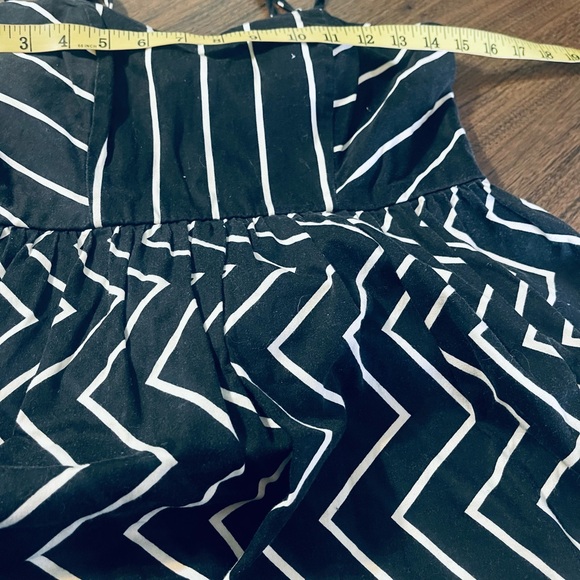 A. Byer Black and White Zigzag Mini Dress - Picture 7 of 8